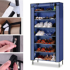 7 Layer Portable Dustproof Shoe Rack Non-woven Shoe Rack Storage Bag Closet Household Shoe Storage Rack Storage Cabinet